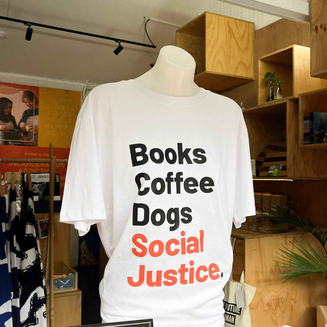 BSL 'Books, Coffee, Social Justice' Tee