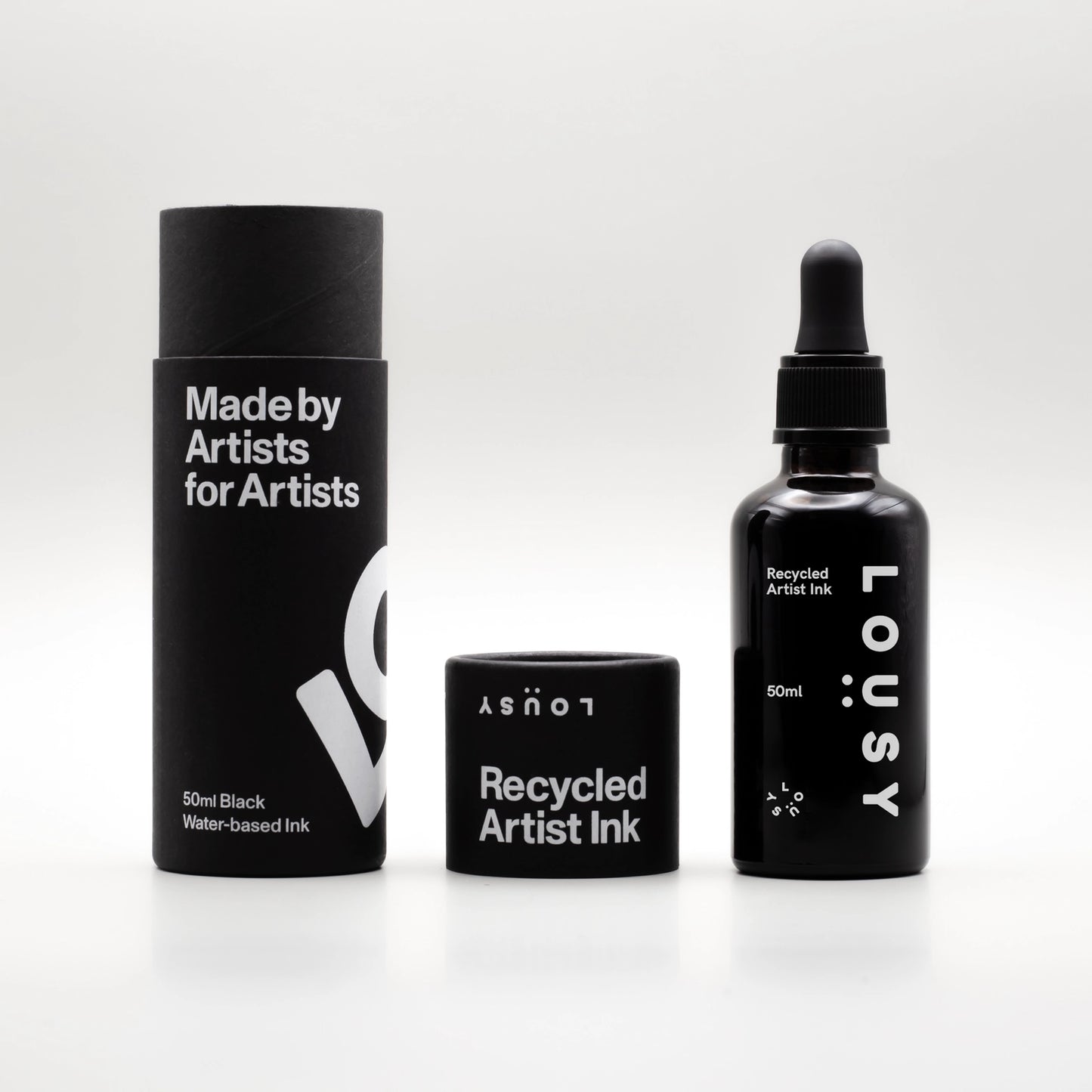 Lousy Ink Black Artists Ink - 50ml