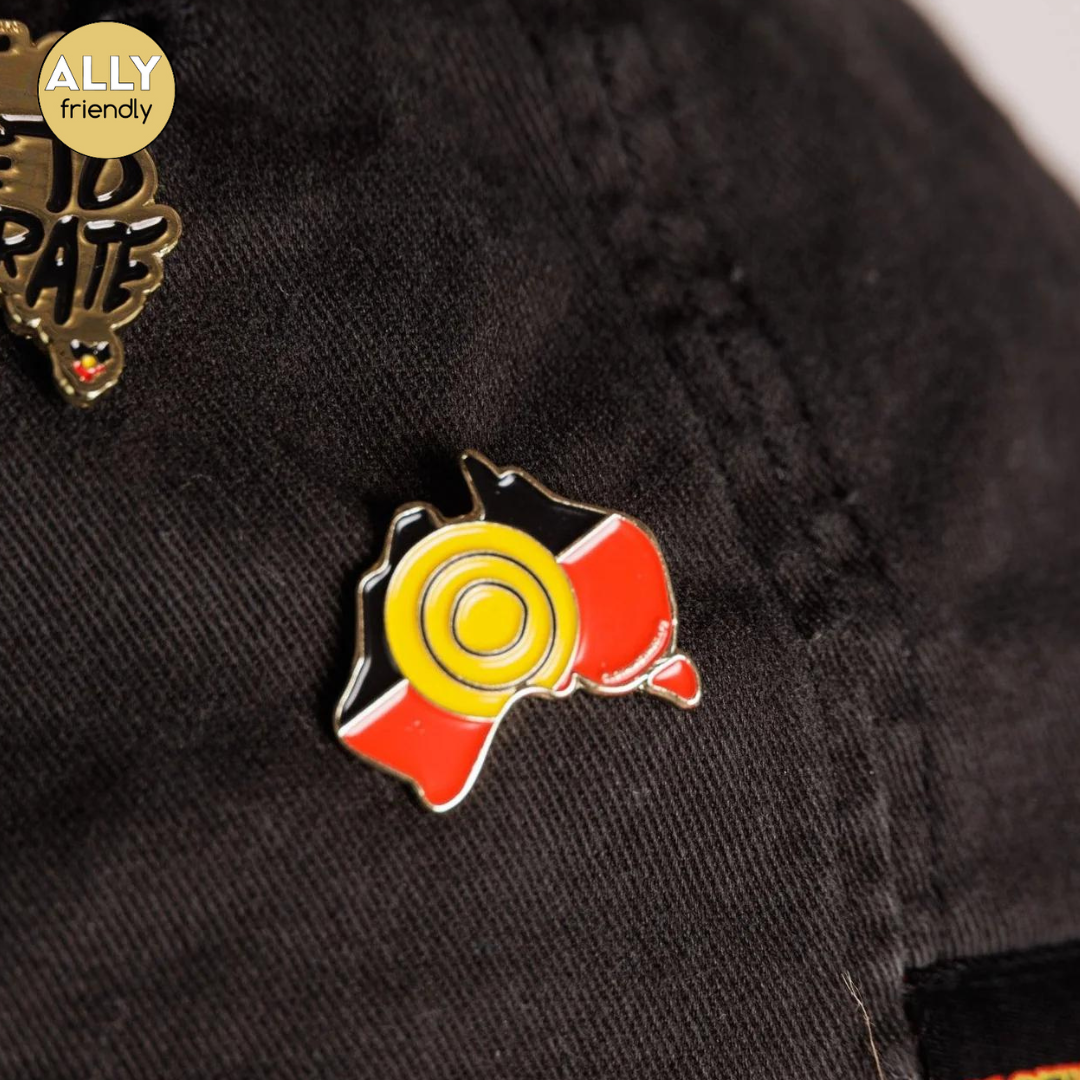 Clothing the Gaps Aboriginal Land Pin