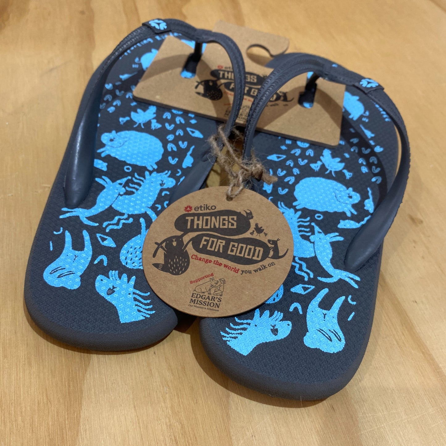 Etiko 'Edgars Mission' Rubber Thongs