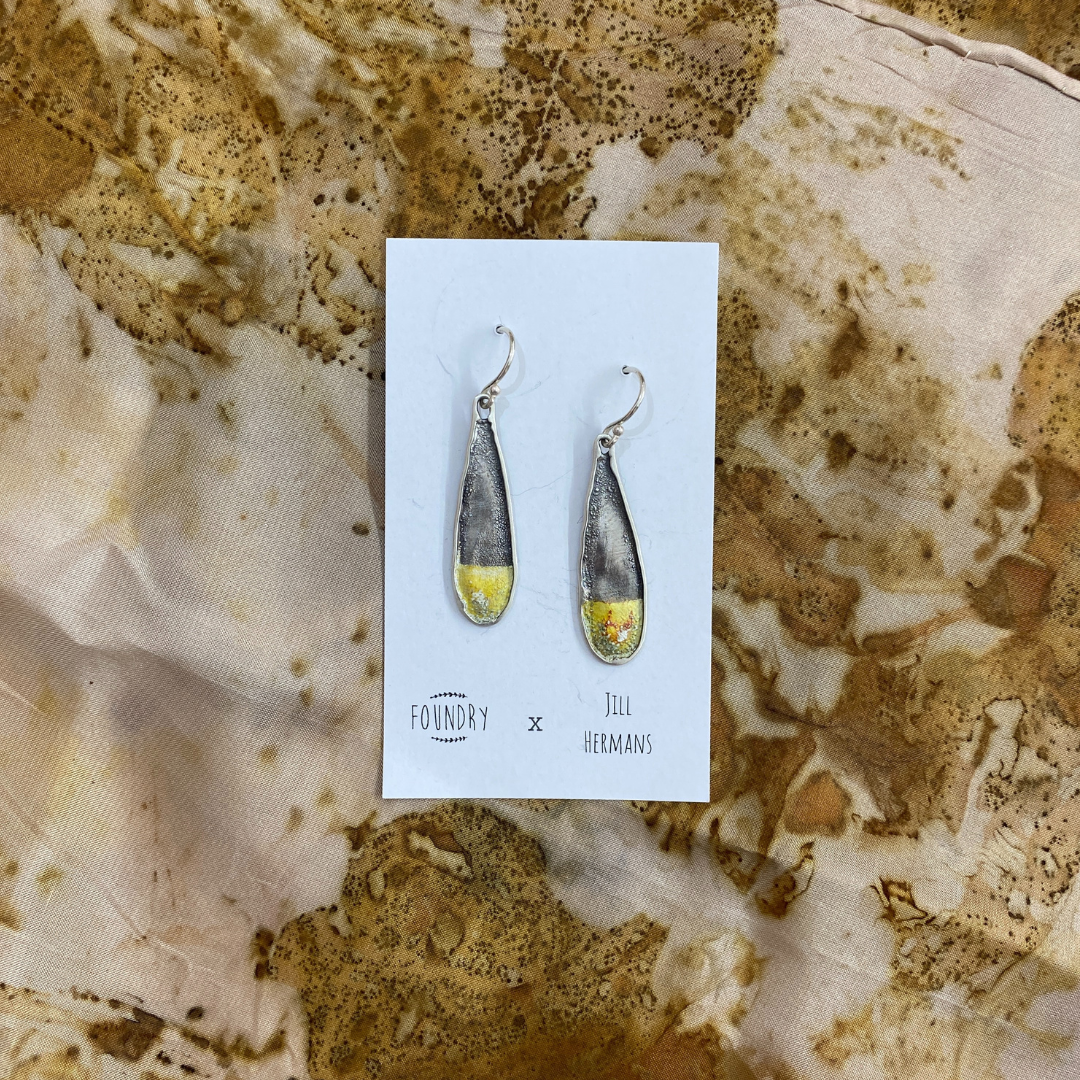 Foundry Sterling Silver Earrings by Jill Hermans