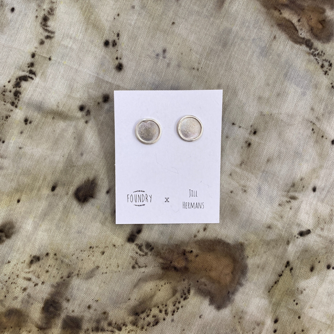 Foundry Sterling Silver Earrings by Jill Hermans