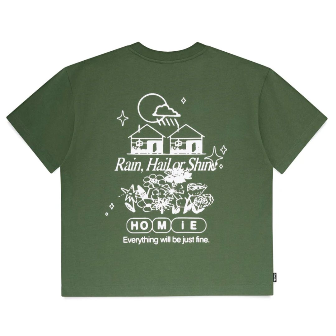 Homie 'Rain, Hail or Shine' Boxy Tee