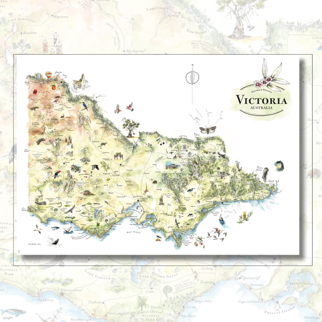 Wander & Wonder Victoria Map