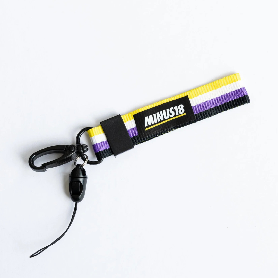 Minus18 Pride Keyring