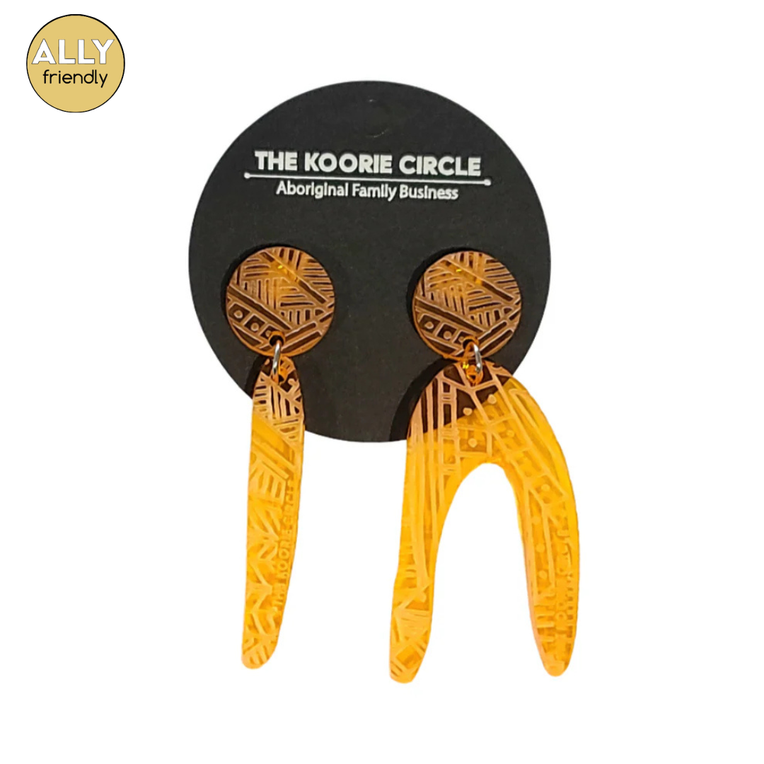 The Koorie Circle Matriarch Earrings