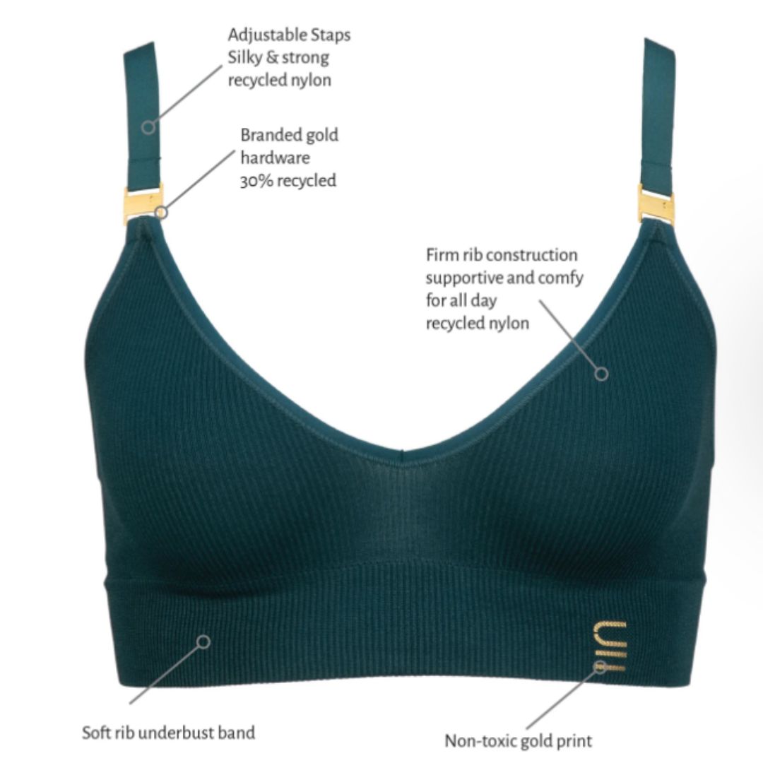 Underwear For Humanity Recycled Wirefree Bra A-D