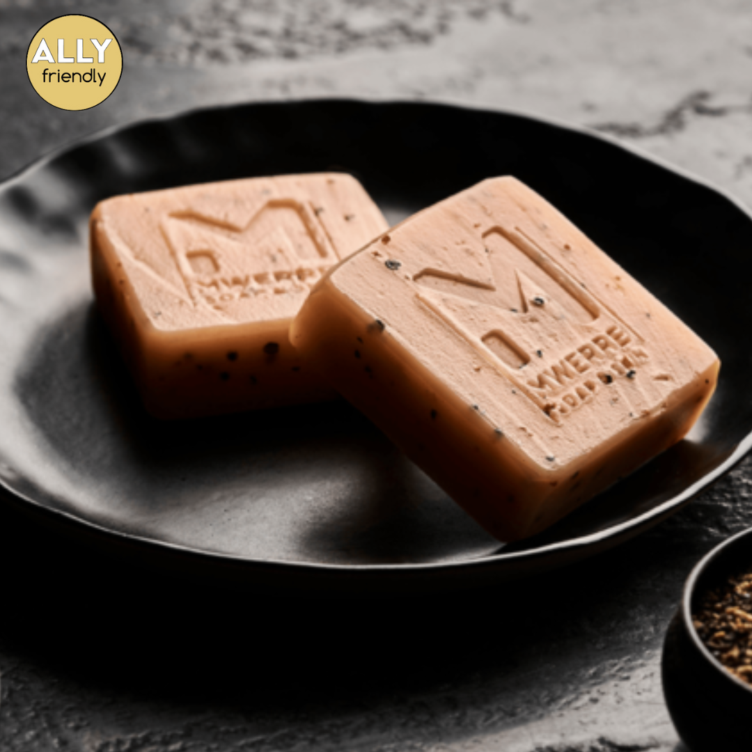 Mwerre 'Mperlkere' Ivory Clay + Wattleseed Exfoliating Soap