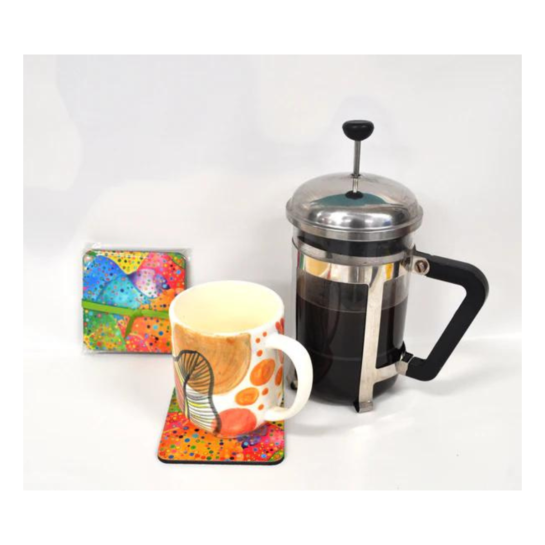 Q Art Printed Coasters
