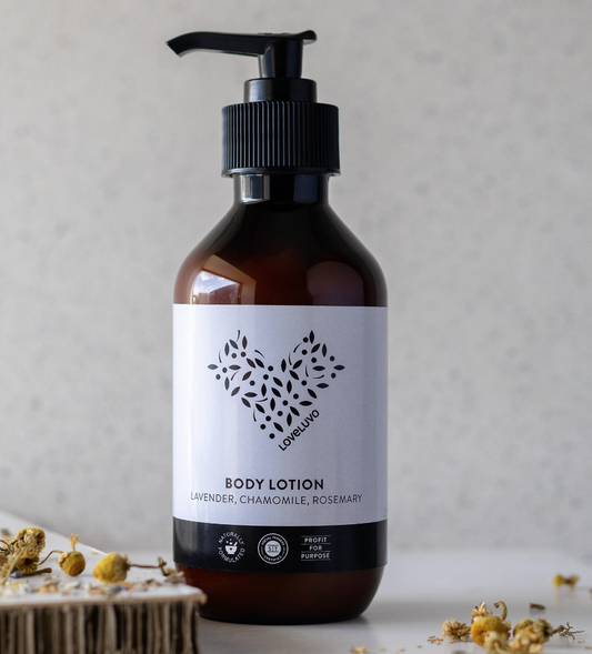 LoveLuvo Body Lotion - Lavender Chamomile Rosemary 500mL
