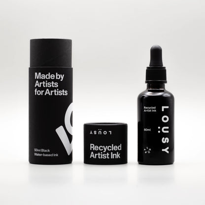 Lousy Ink Black Artists Ink - 50ml