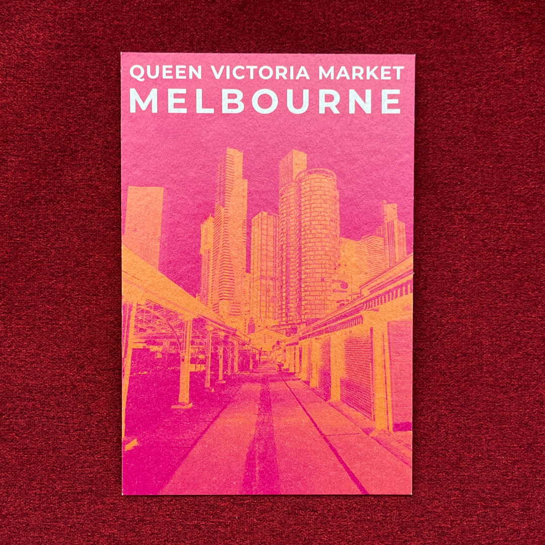 Green Collect QVM Postcard