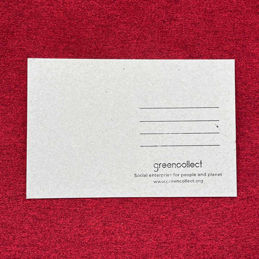 Green Collect QVM Postcard