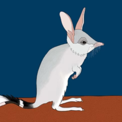 Red Parka Aussie Animals Greeting Cards