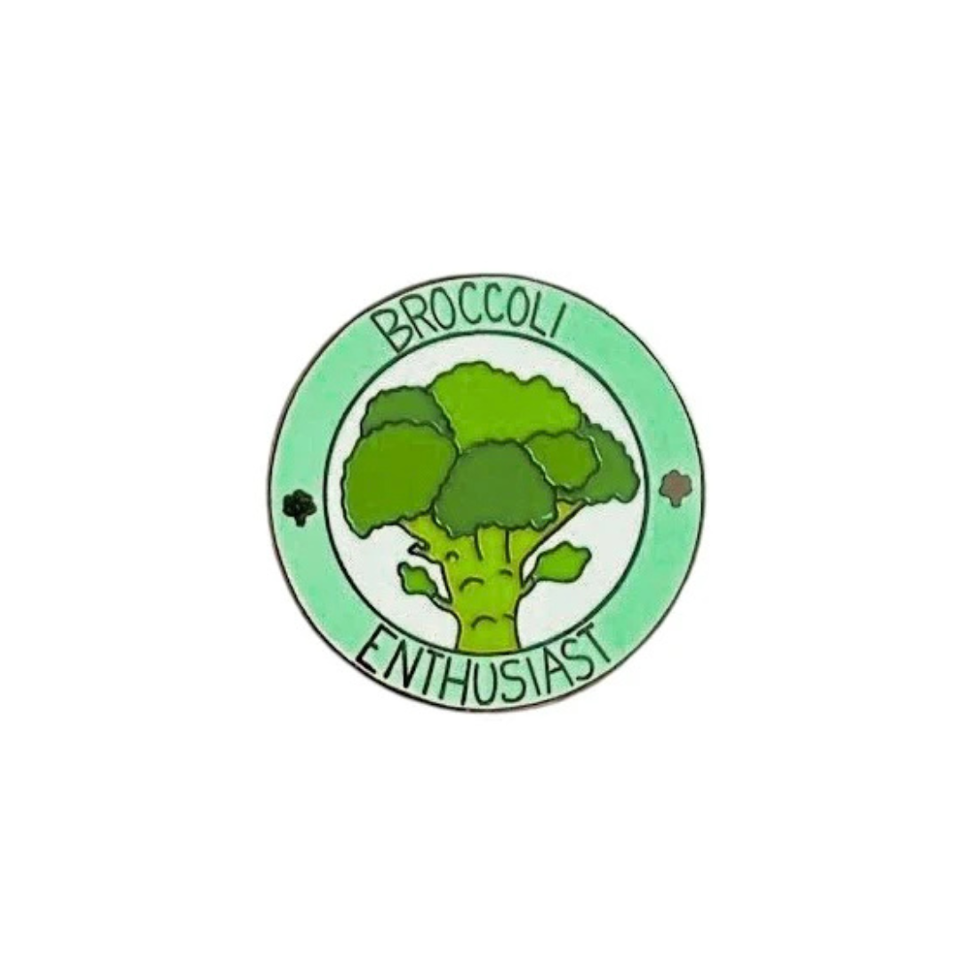 Red Parka 'Broccoli Enthusiast' Pin
