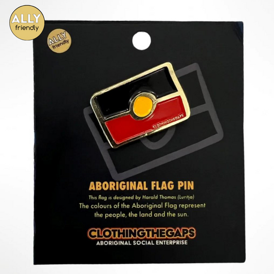 Clothing the Gaps Aboriginal Flag Pin