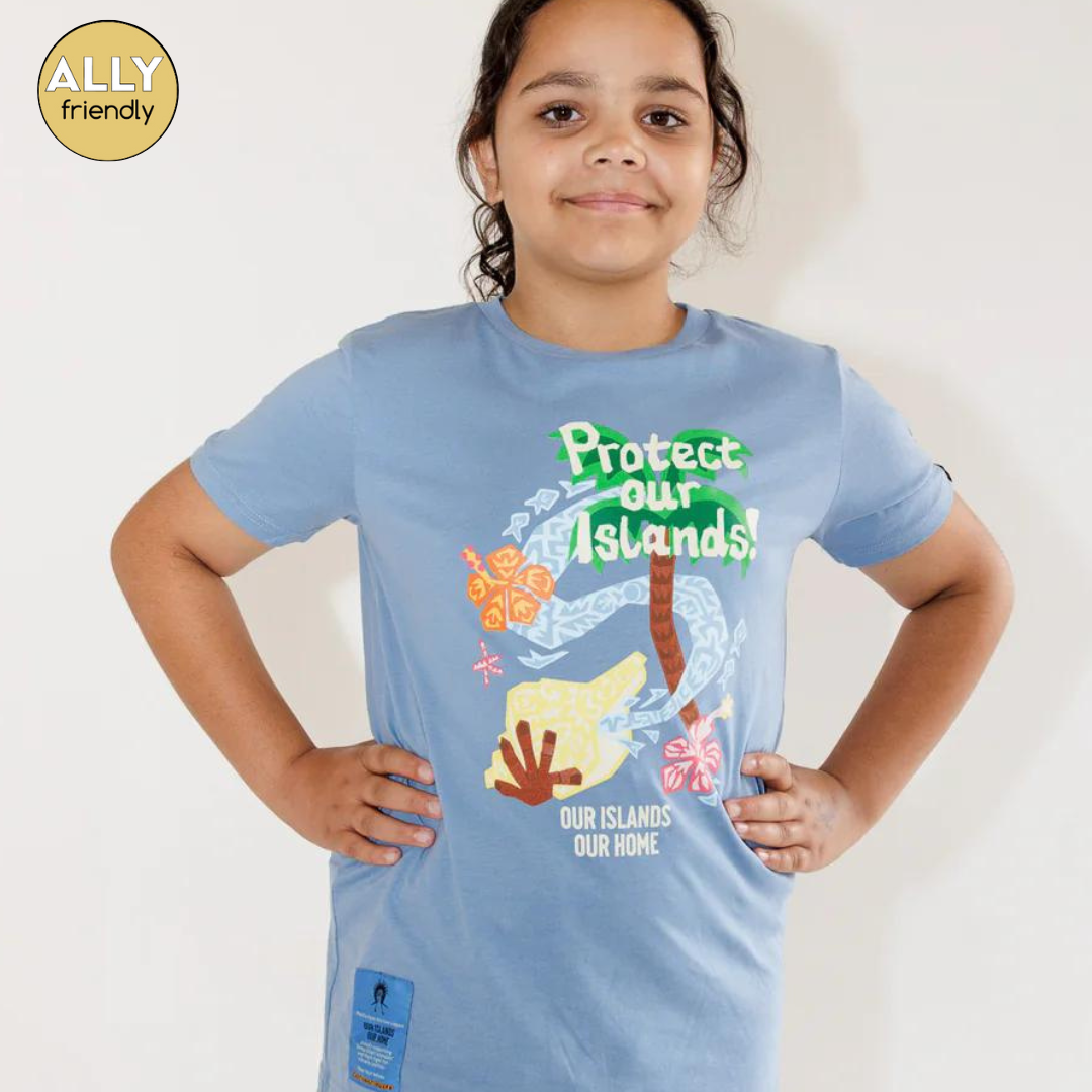 Clothing the Gaps Kids 'Protect Our Islands' Tee