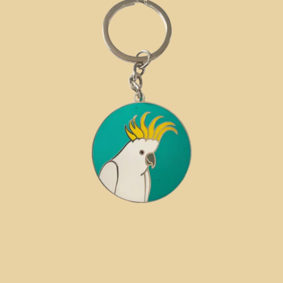 Red Parka Aussie Animal Keyrings