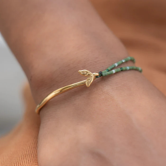 Eden 'Grounded Hope' Half Cuff Bracelet