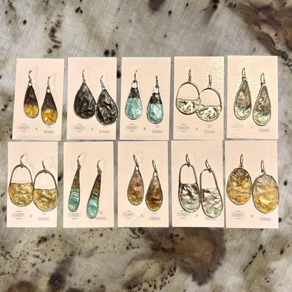 Foundry Sterling Silver Earrings by Jill Hermans