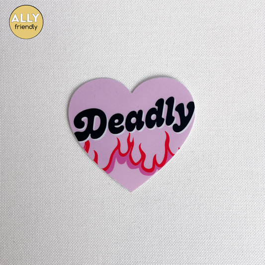 Gammin Threads 'Deadly' Sticker