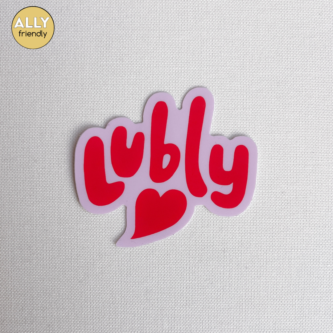 Gammin Threads 'Lubly' Sticker