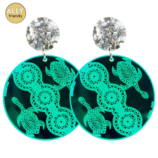 Haus of Dizzy x Kiya Watt Mirrored Earrings
