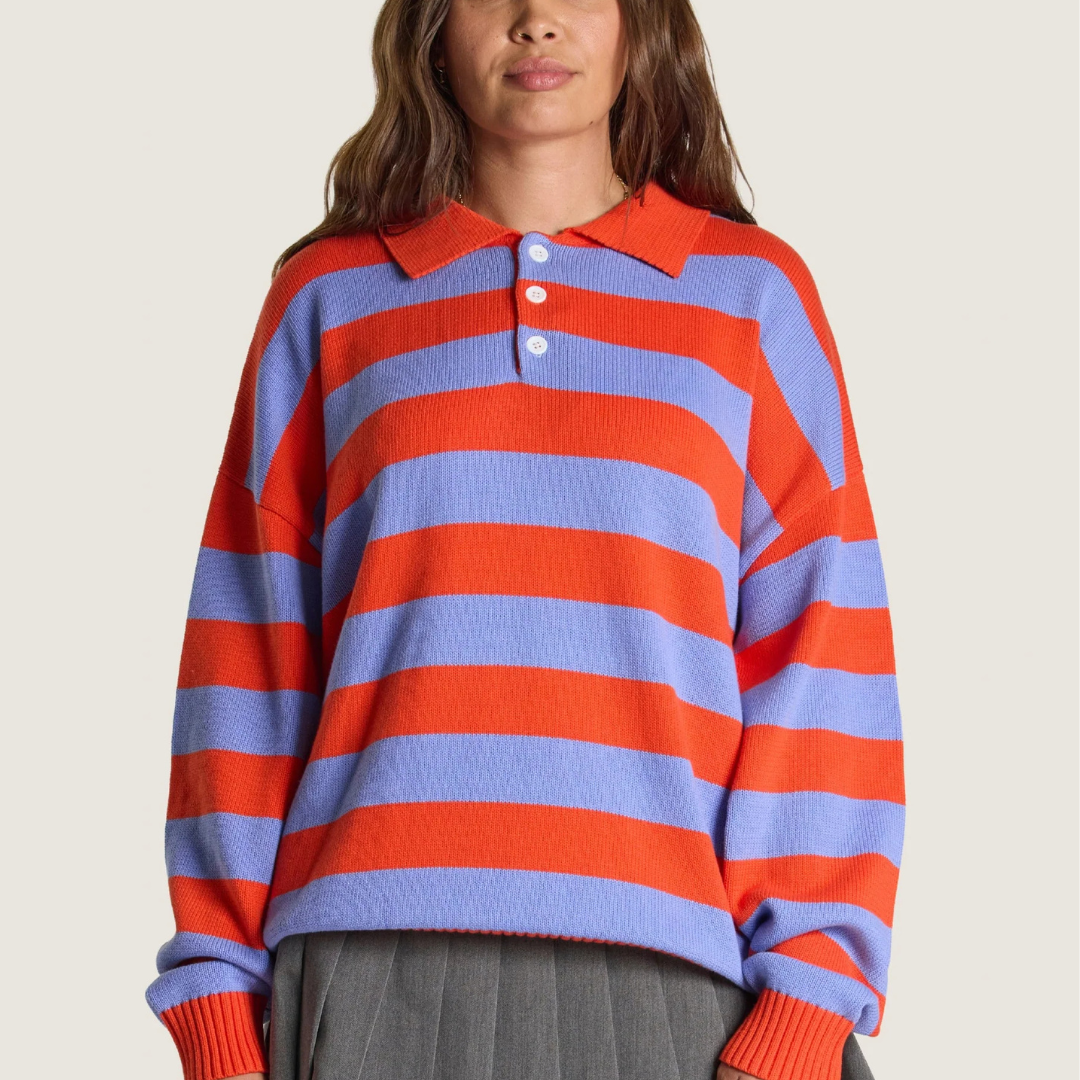 Homie Knitted Rugby Top