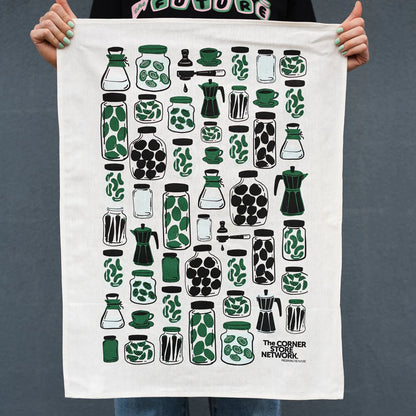 Corner Store Network Tea Towel