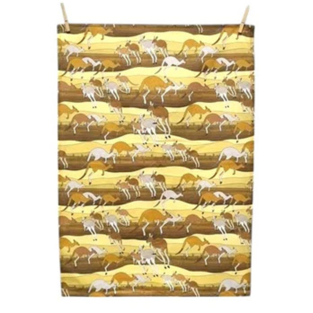 Red Parka Tea Towels