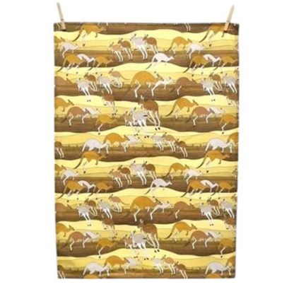 Red Parka Tea Towels