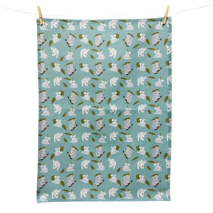 Red Parka Tea Towels