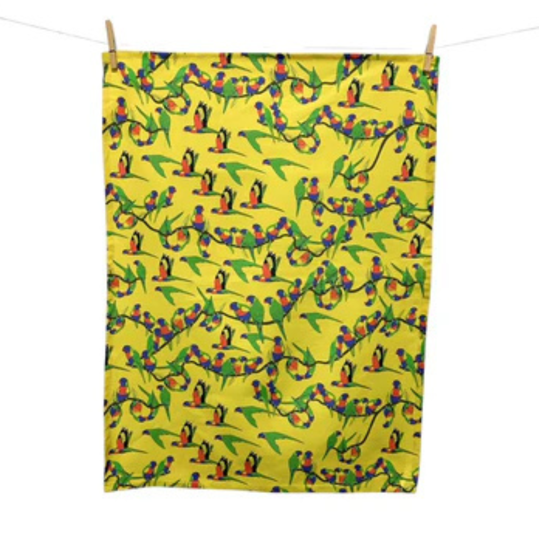 Red Parka Tea Towels