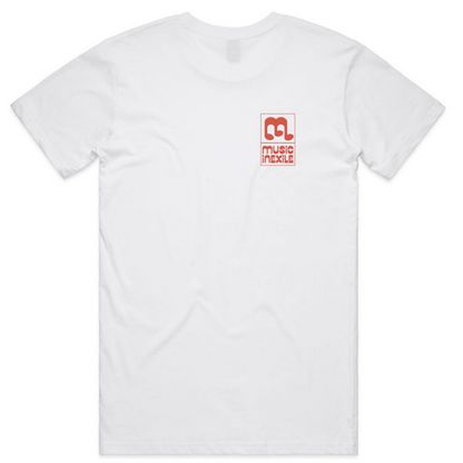 Music in Exile Logo Tee, White