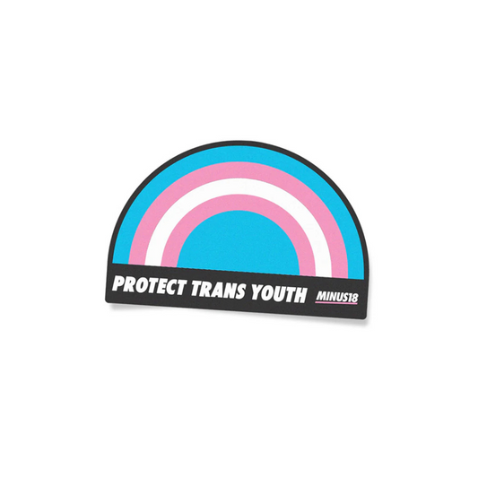 Minus 18 'Protect Trans Youth' Sticker