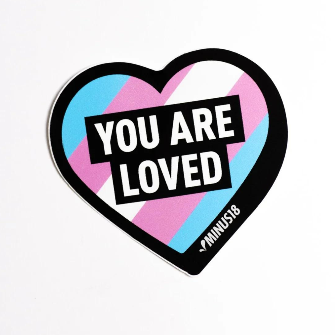 Minus18 'You are Loved' Sticker