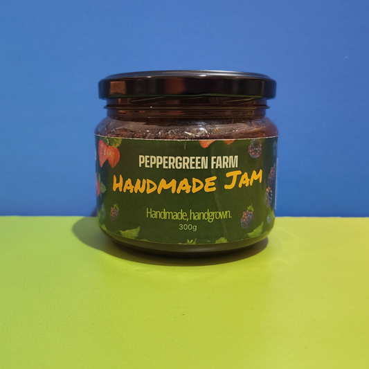 Peppergreen Farm Apple, Rhubarb & Raspberry Jam