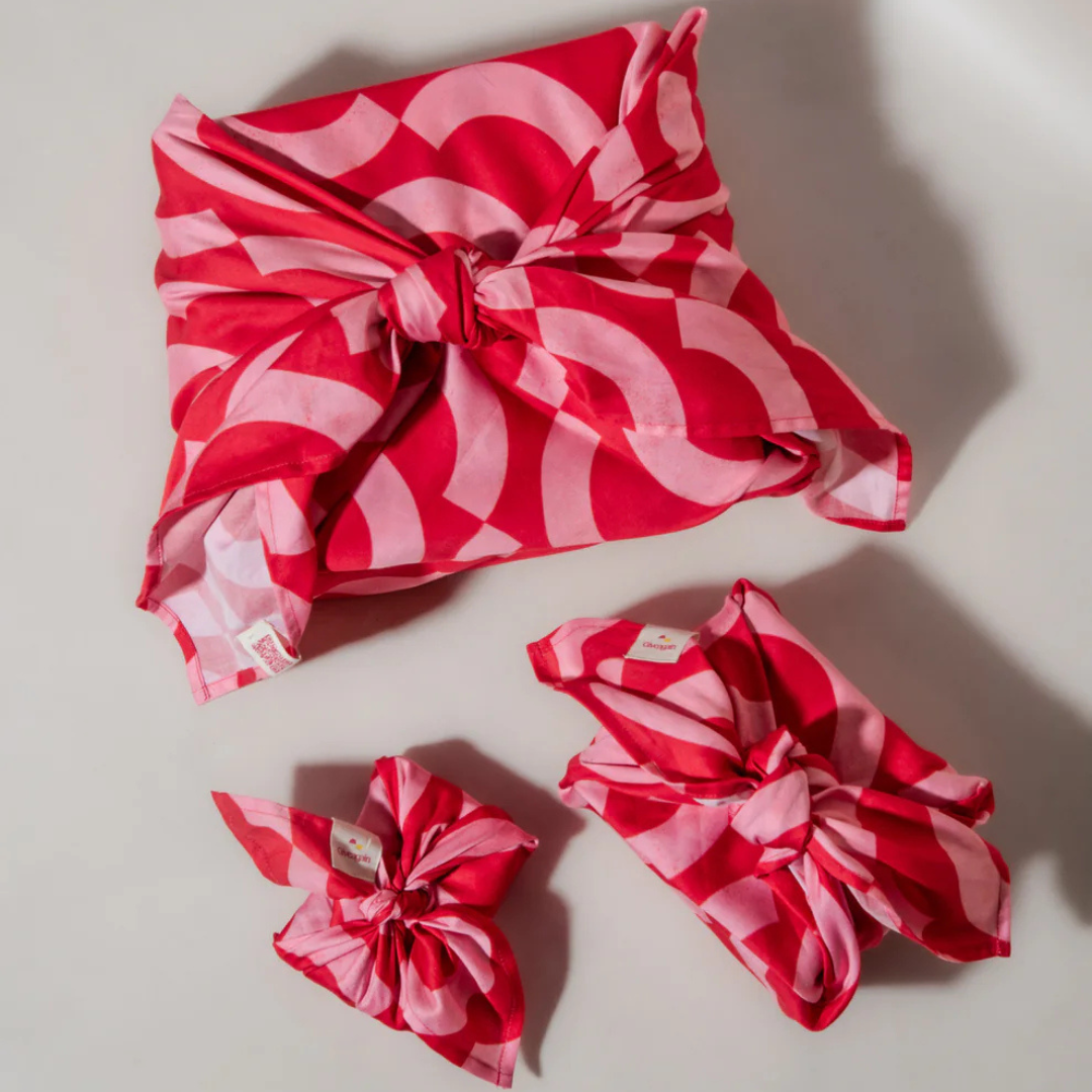 GiveAgain Reusable Fabric Gift Wraps