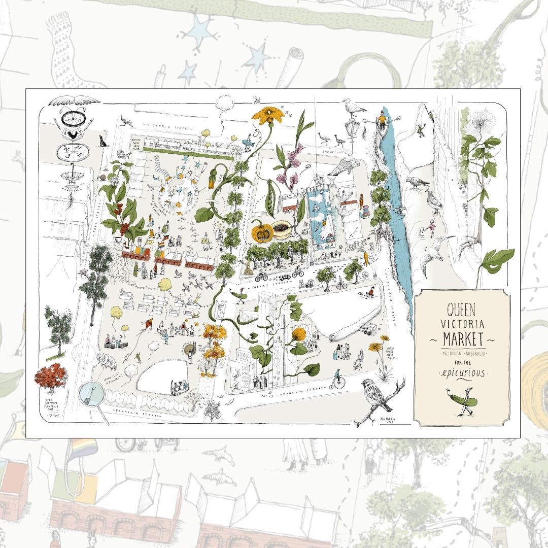 Wander & Wonder Queen Victoria Market Map