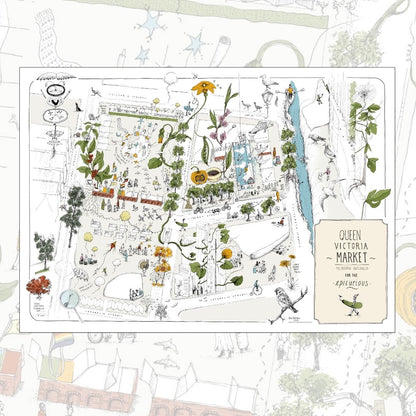 Wander & Wonder Queen Victoria Market Map