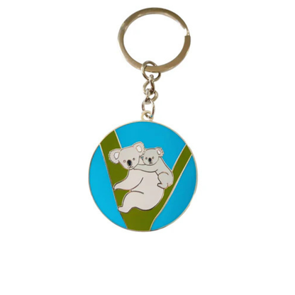 Red Parka Aussie Animal Keyrings