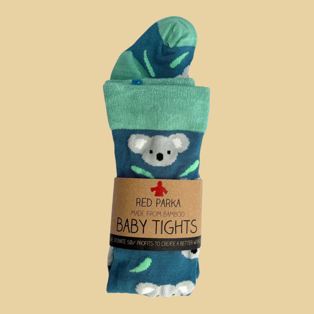 Red Parka Baby Tights