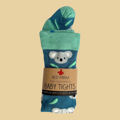 Red Parka Baby Tights