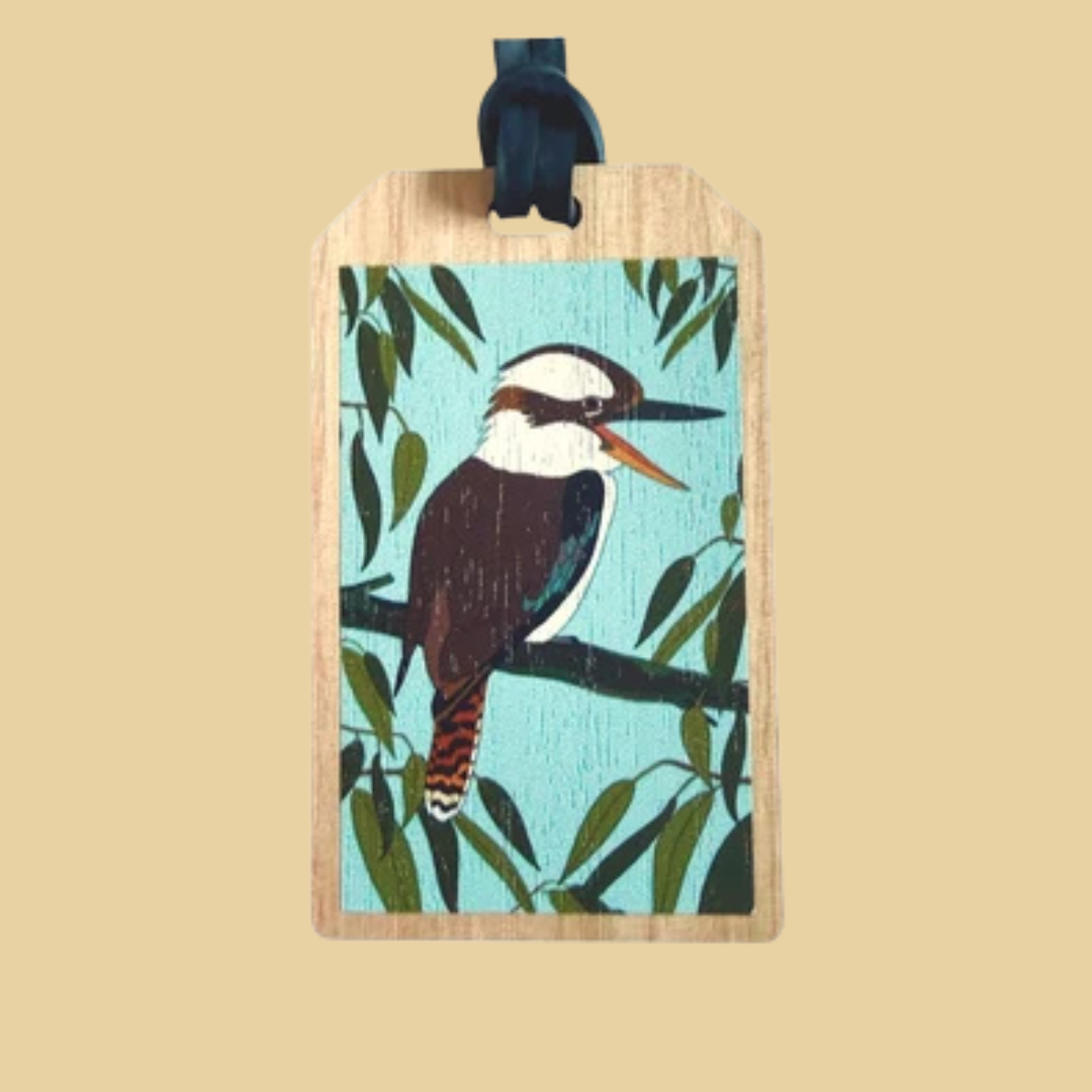Red Parka Luggage Tags