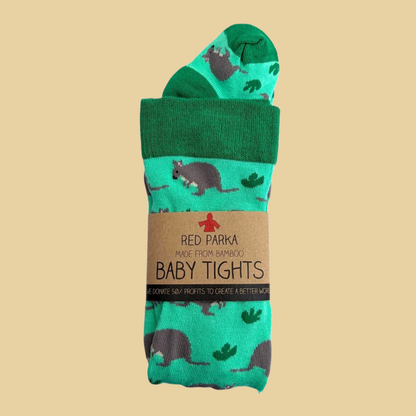 Red Parka Baby Tights
