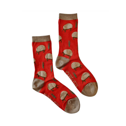 Red Parka Aussie Animal Socks