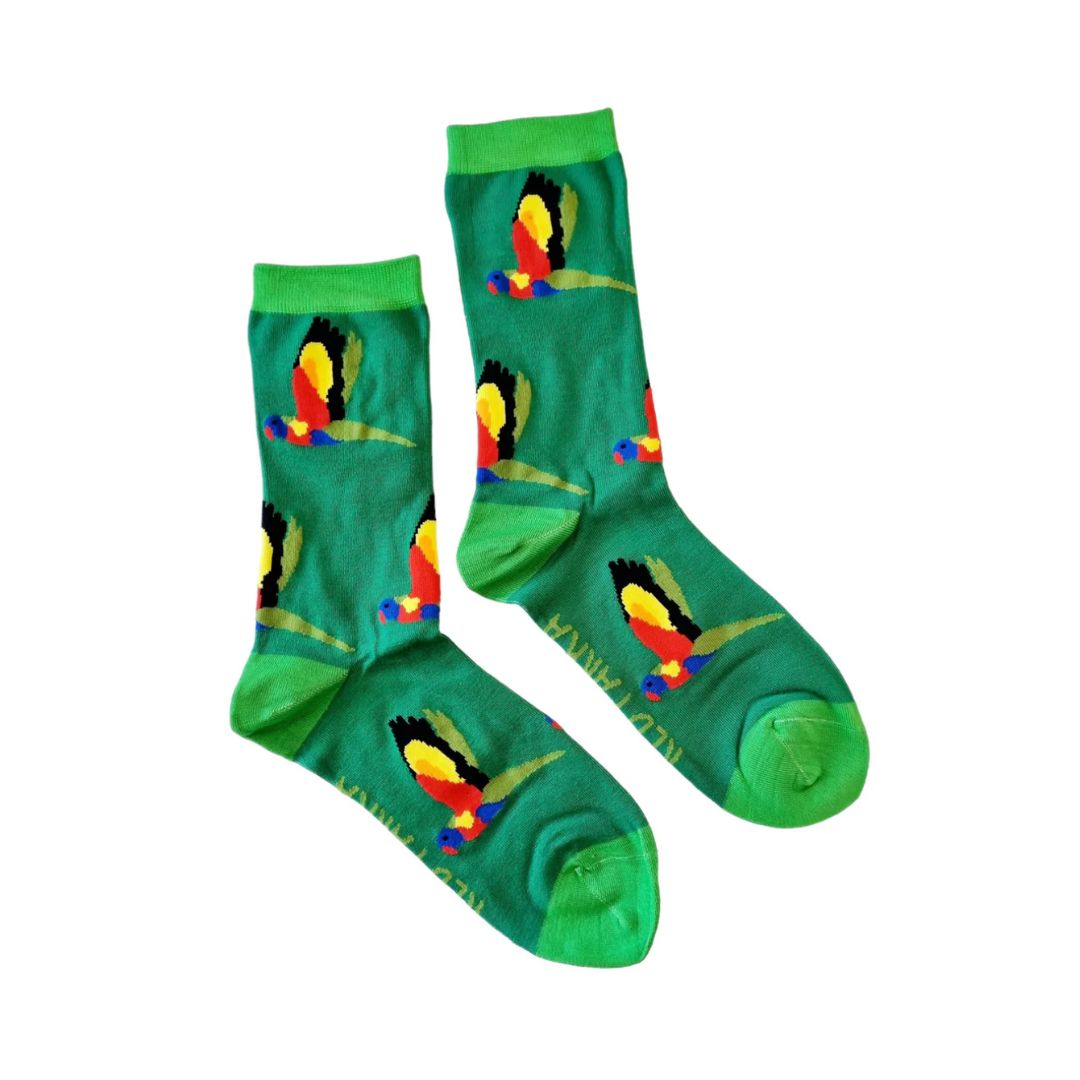 Red Parka Aussie Animal Socks
