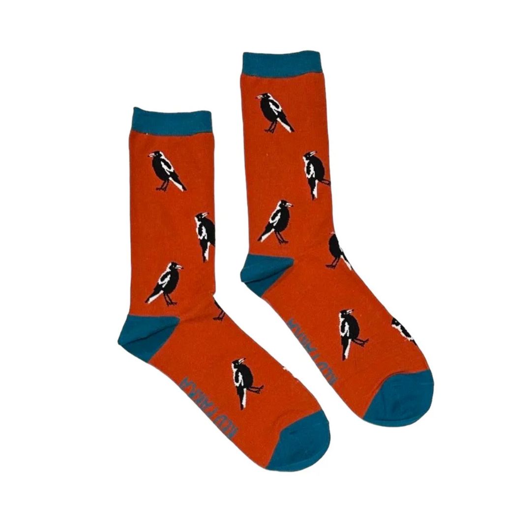 Red Parka Aussie Animal Socks
