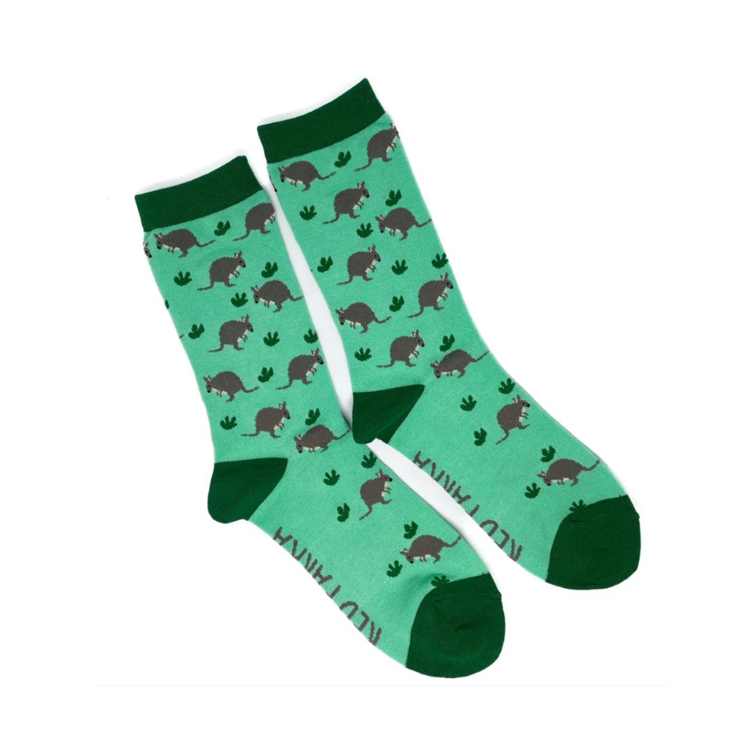 Red Parka Aussie Animal Socks