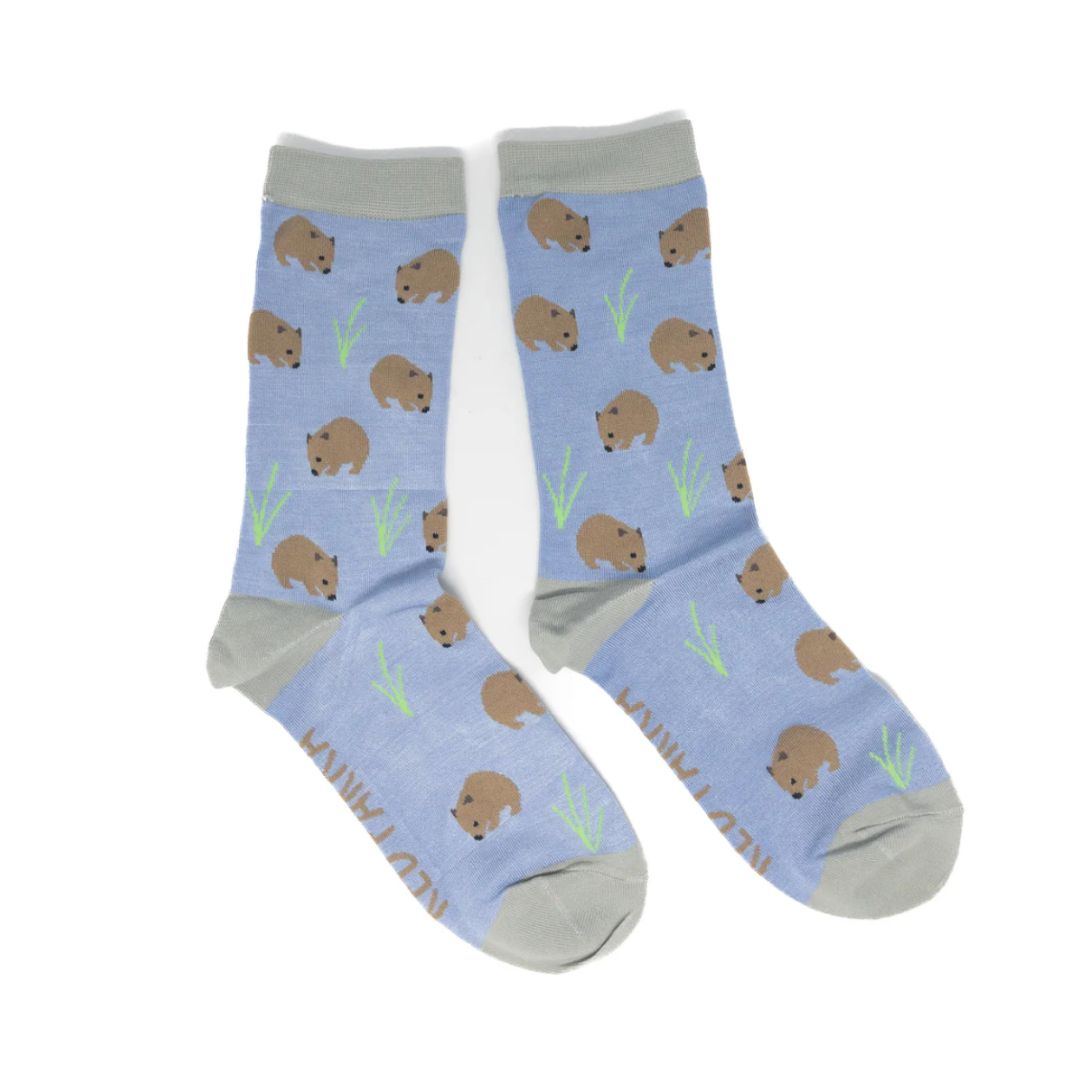 Red Parka Aussie Animal Socks